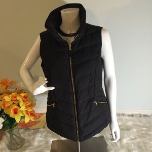 Talbots black vest size S